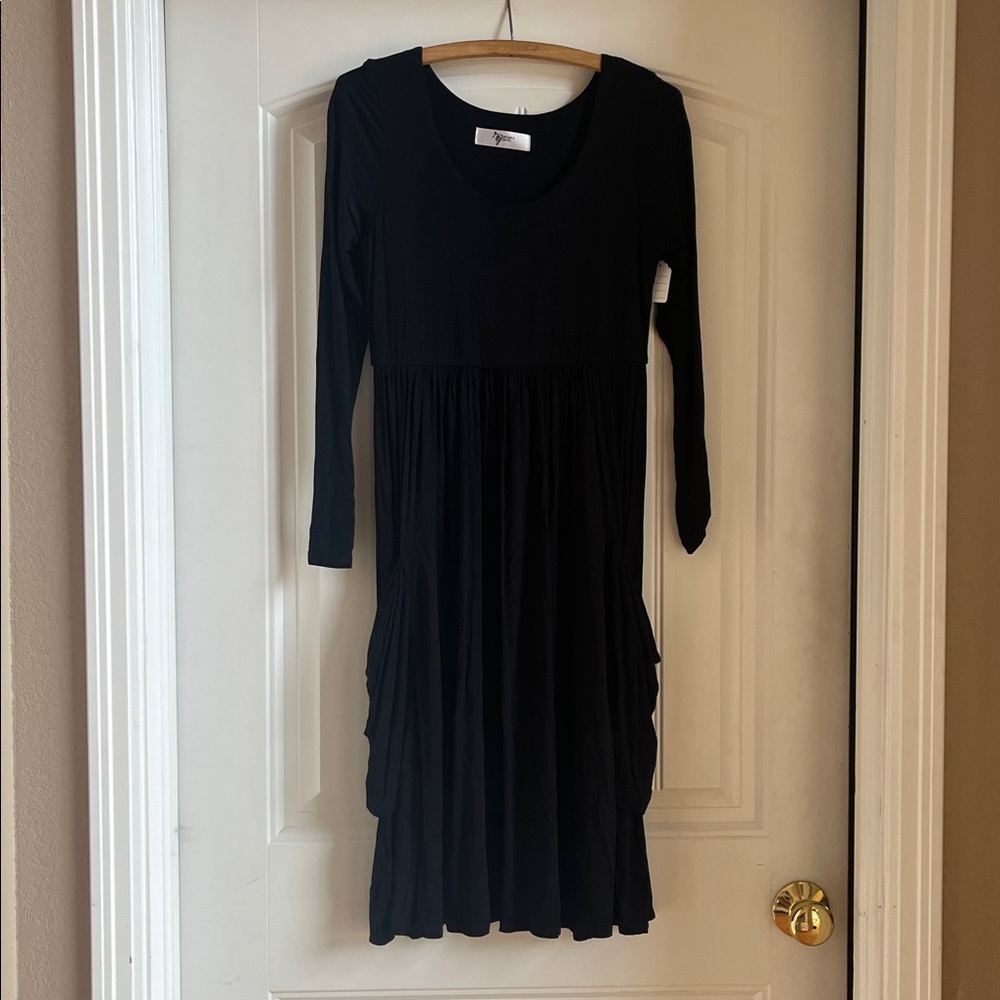Comfy Remie Girl women’s Long Sleeve Dress M slouchy pockets